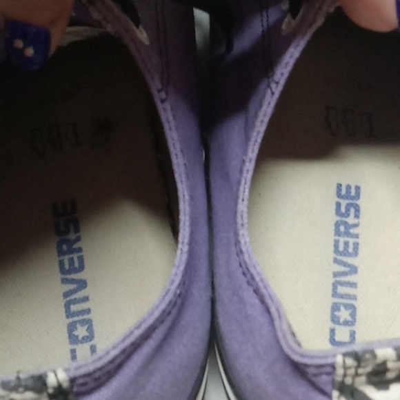Converse purple chandler sneakers men's size 8.5 - Picture 4 of 8